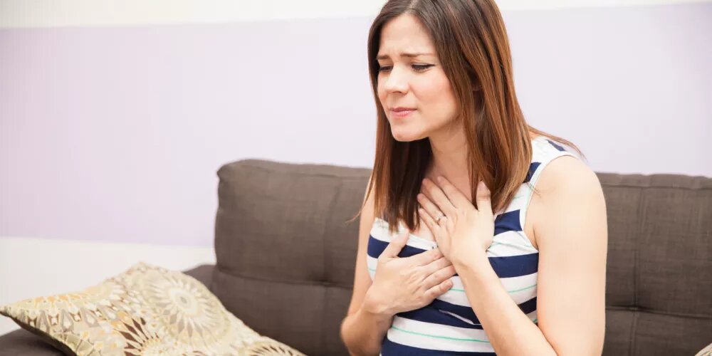 اسباب حرقة المعدة عند الحامل
