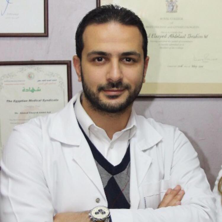 دكتور احمد السيد عبد العال إستشاري النساء و التوليد و تأخر الحمل و الحقن المجهري في المعادي
