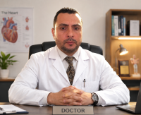 دكتور عاطف ابو الخير إستشاري الباطنه و القلب والصدر والاوعية الدموية معهد القلب القومي في الهرم