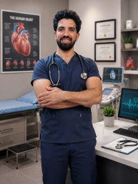 اخصائي امراض القلب والاوعيه الدمويه بمعهد القلب القومي مستشفي الشرطه التخصصي الحوامديه العام