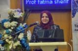 دكتورة فاطمة شريف أستاذ و رئيس قسم الطب النفسي بكلية الطب - جامعة الزقازيق في الشيخ زايد