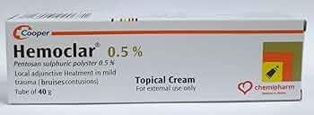 هيموكلار للكدمات والتورمات ودواعي استعماله